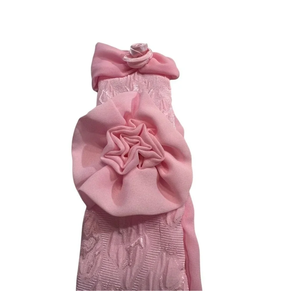 Fashion Doll Pink Evening‎ Gown & Headpiece for Barbie-Sized Dolls